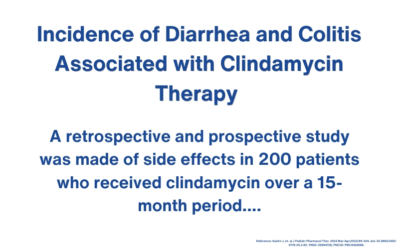 Reported Rates of Diarrhea Following Oral Penicillin