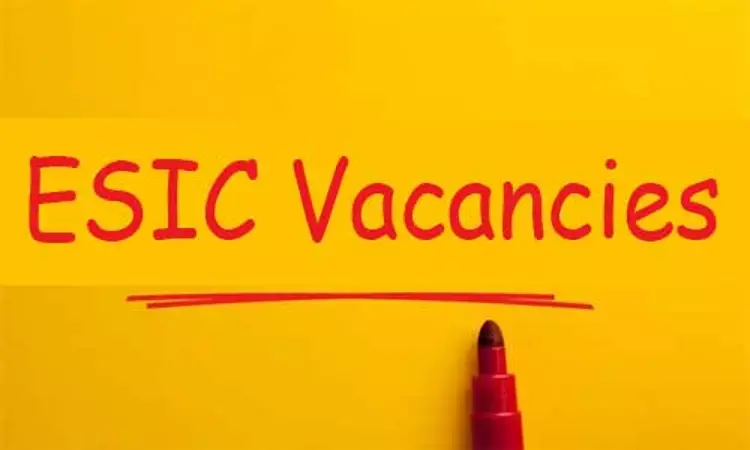 Walk-In-Interview at ESIC Hospital Kolkata for Junior Resident Post in various specialities
