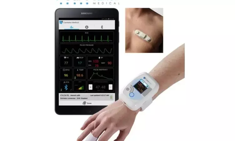 Wearable continuous BP & Vital Signs Monitor adds ECG Patch