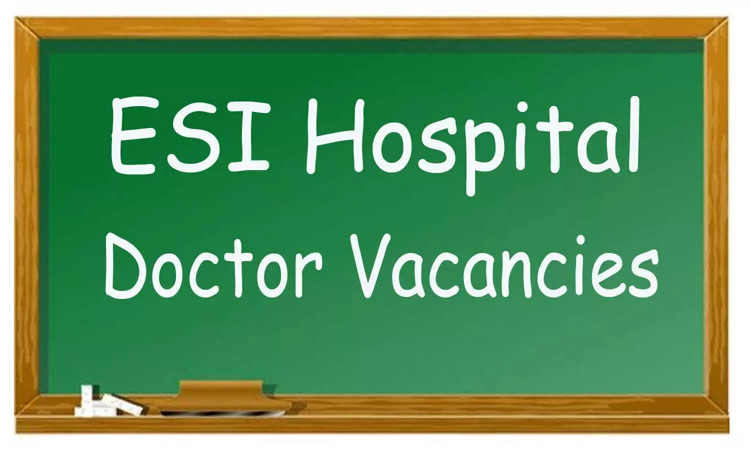 Walk-In-Interview At ESI Hospital Delhi For SR, Specialists Posts: Details
