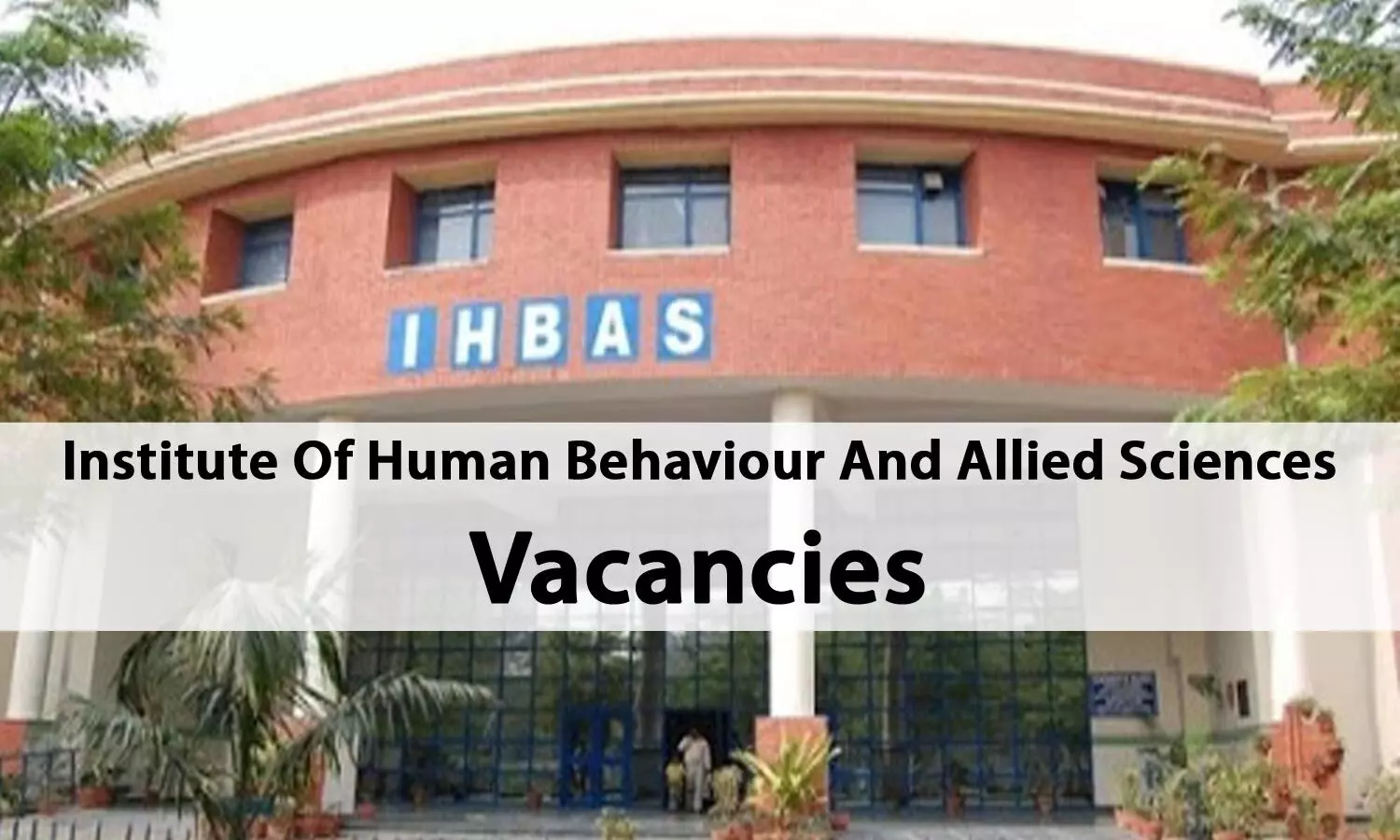 Walk-In-Interview: IHBAS Delhi Releases Vacancies For SR Posts, details