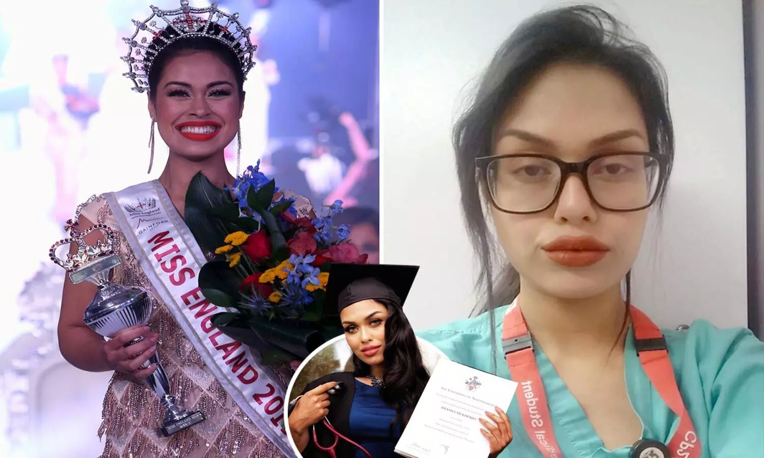 Indian Origin doctor turned Miss England joins back duty as front line medic with NHS