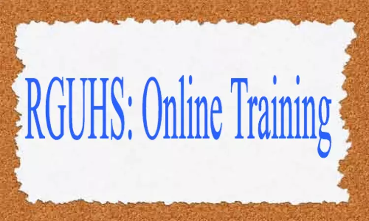 Online training for Health professionals in Psychological, Psychiatric aspects in COVID 19: RGUHS issues notice