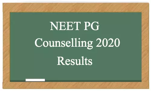NEET PG Counselling 2020: MCC releases Round 1 Final results, reporting schedule
