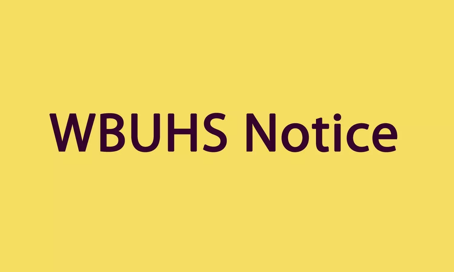 WBUHS informs on Submission of Research Proposal, Synopsis for MSc Nursing 2019-21