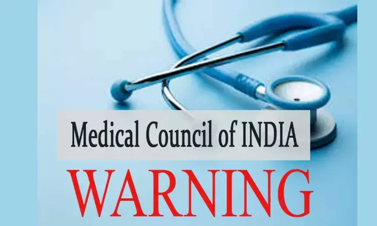 Once again, MCI warns against MBBS course at Singhania University