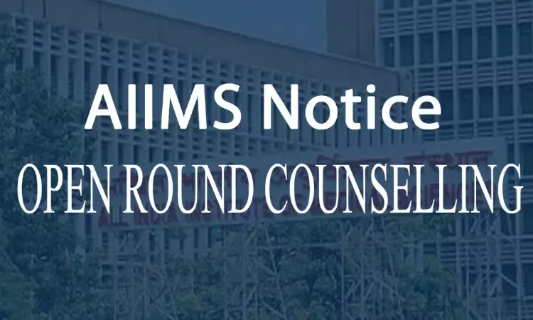AIIMS PG 2020 open round counselling: information brochure released; check out details