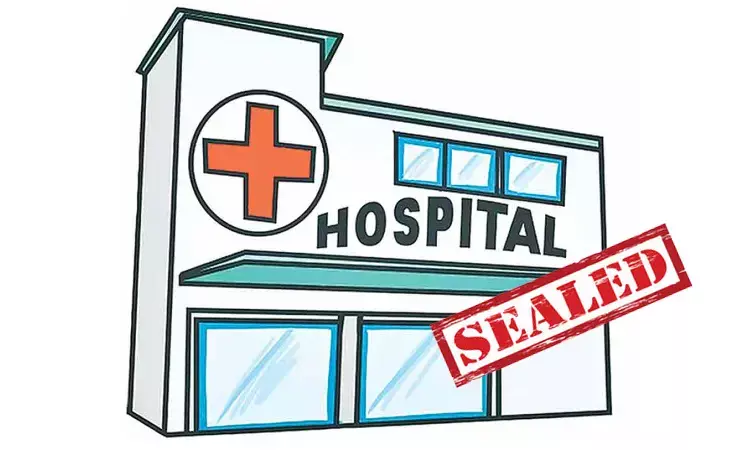Former BSP Minister owned Ilegal Hospital sealed in Meerut, FIR Registered