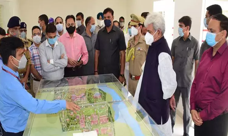 Work on AIIMS In Samba District inspected by L-G