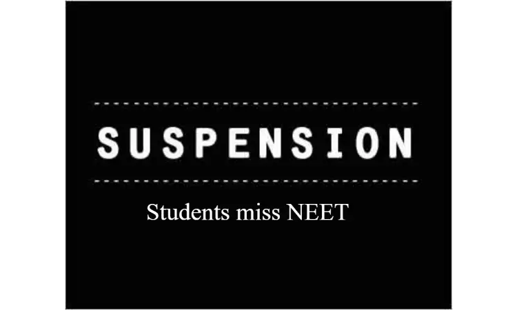 MP: 9 aspirants miss NEET allegedly due to transportation issues, 2 teachers suspended