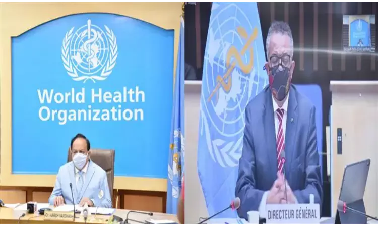 COVID-19: Dr Harsh Vardhan participates in WHO Executive Board special session