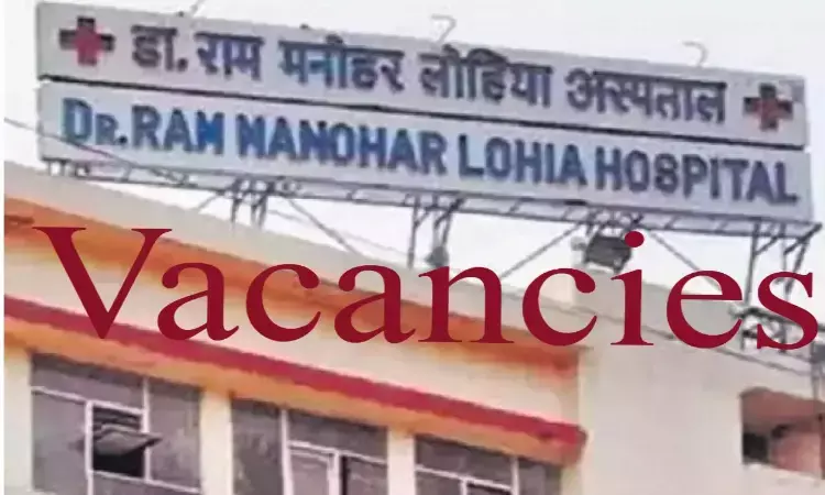 Walk-In-Interview At RML Hospital Delhi For 124 Vacancies of Senior Resident    Post