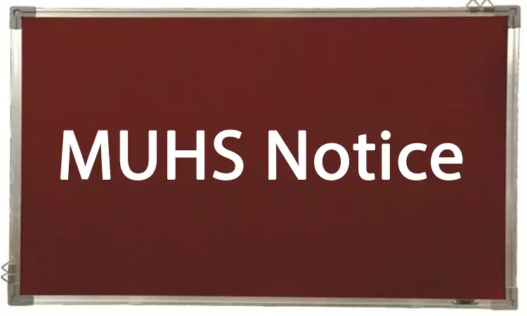 MUHS invites proposals for Institute Recognition, for starting of New Fellowship, Certificate course for Academic Year 2021-22
