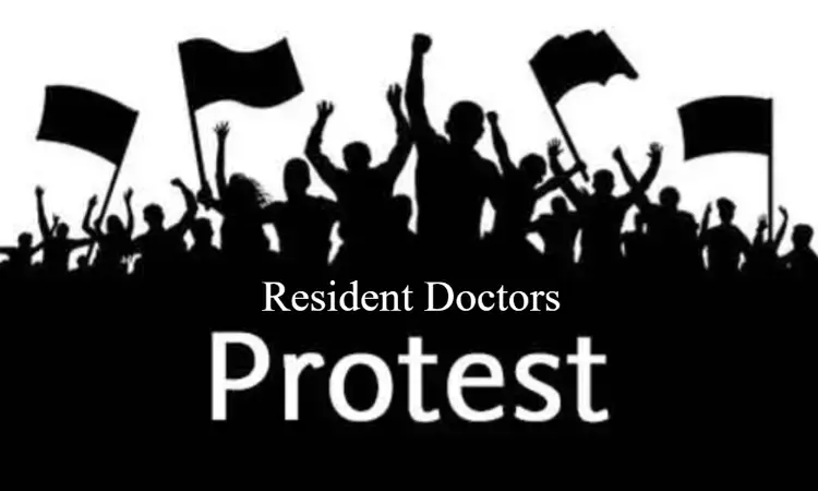 Non-payment of COVID allowance: Resident doctors in Gujarat hold sit-in protest