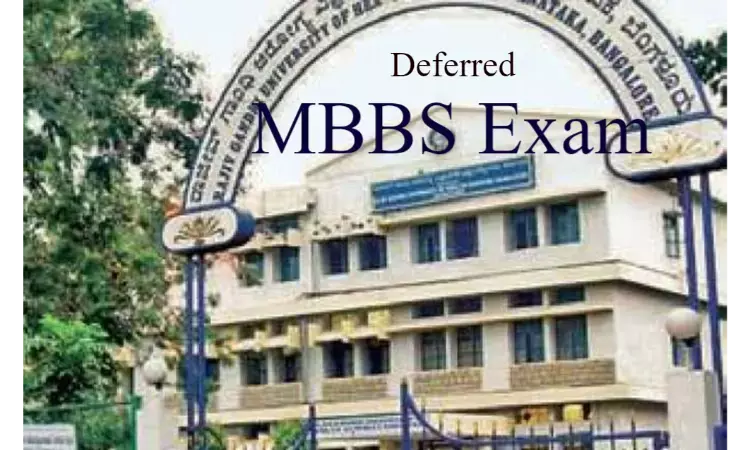 RGUHS postpones MBBS exams following protest from medicos