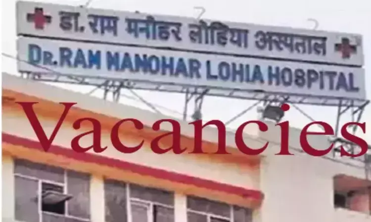 RML Hospital Delhi Releases 202 Vacancies For Junior Resident Post, Apply Now