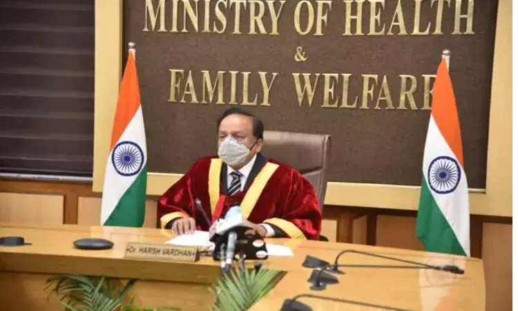 Dr Harsh Vardhan addresses on 32nd convocation of Sri Ramachandra Medical College; 1,266 students receive degrees