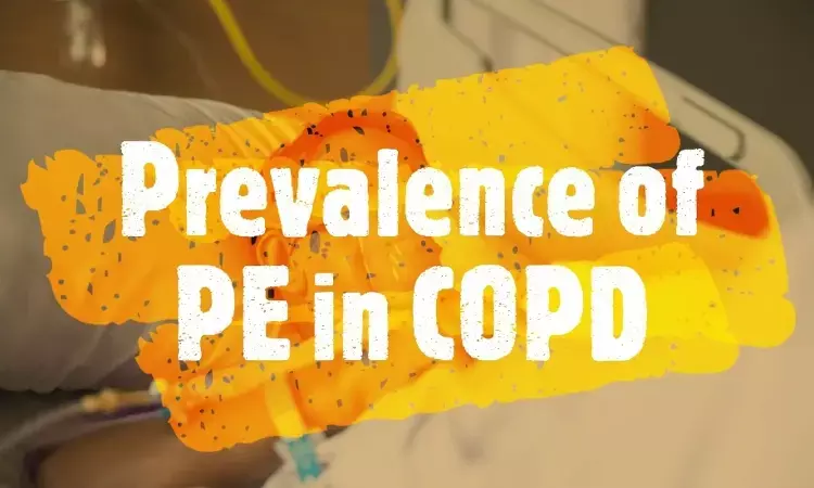 Worsening symptoms in COPD may be due to concomitant PE finds JAMA study
