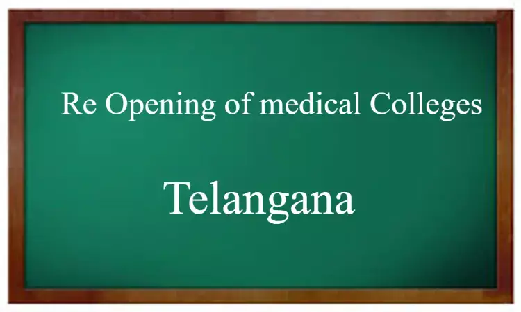 Telangana: Medical, Dental Colleges to reopen from 1st February