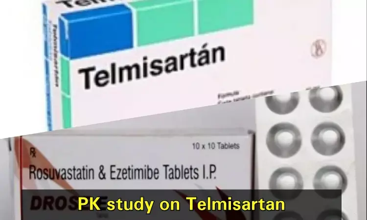 FDC of Telmisartantan with Rosuvastain/Ezetimibe increases systemic exposure of Telmisartan and Rosuvastatin: study