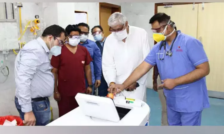 Chhattisgarh Health Minister launches Indias first ELCA Machine at Advance Cardiac Institute, Raipur