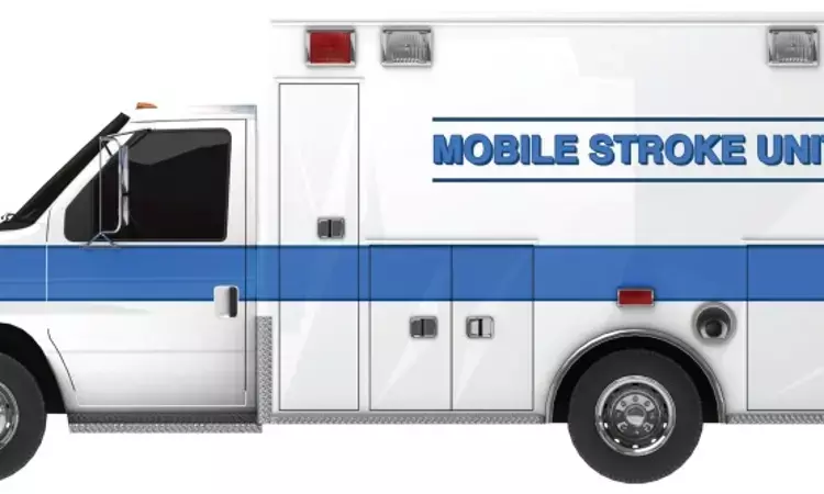 Patients treated by mobile stroke units had better outcomes, finds NEJM study