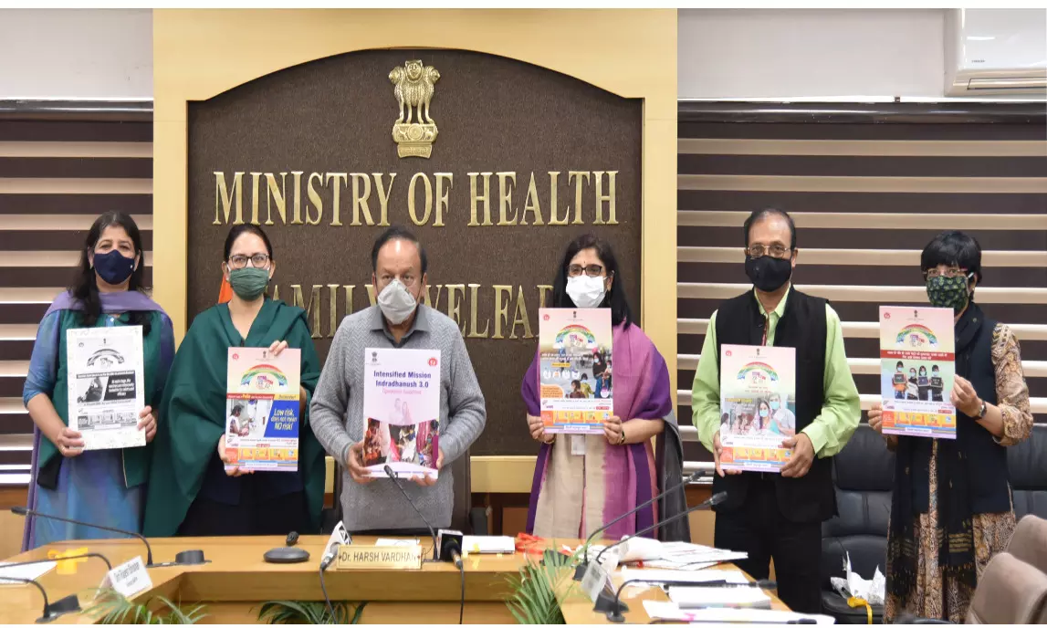 Dr Harsh Vardhan launches Intensified Mission Indradhanush (IMI) 3.0 to expand immunization