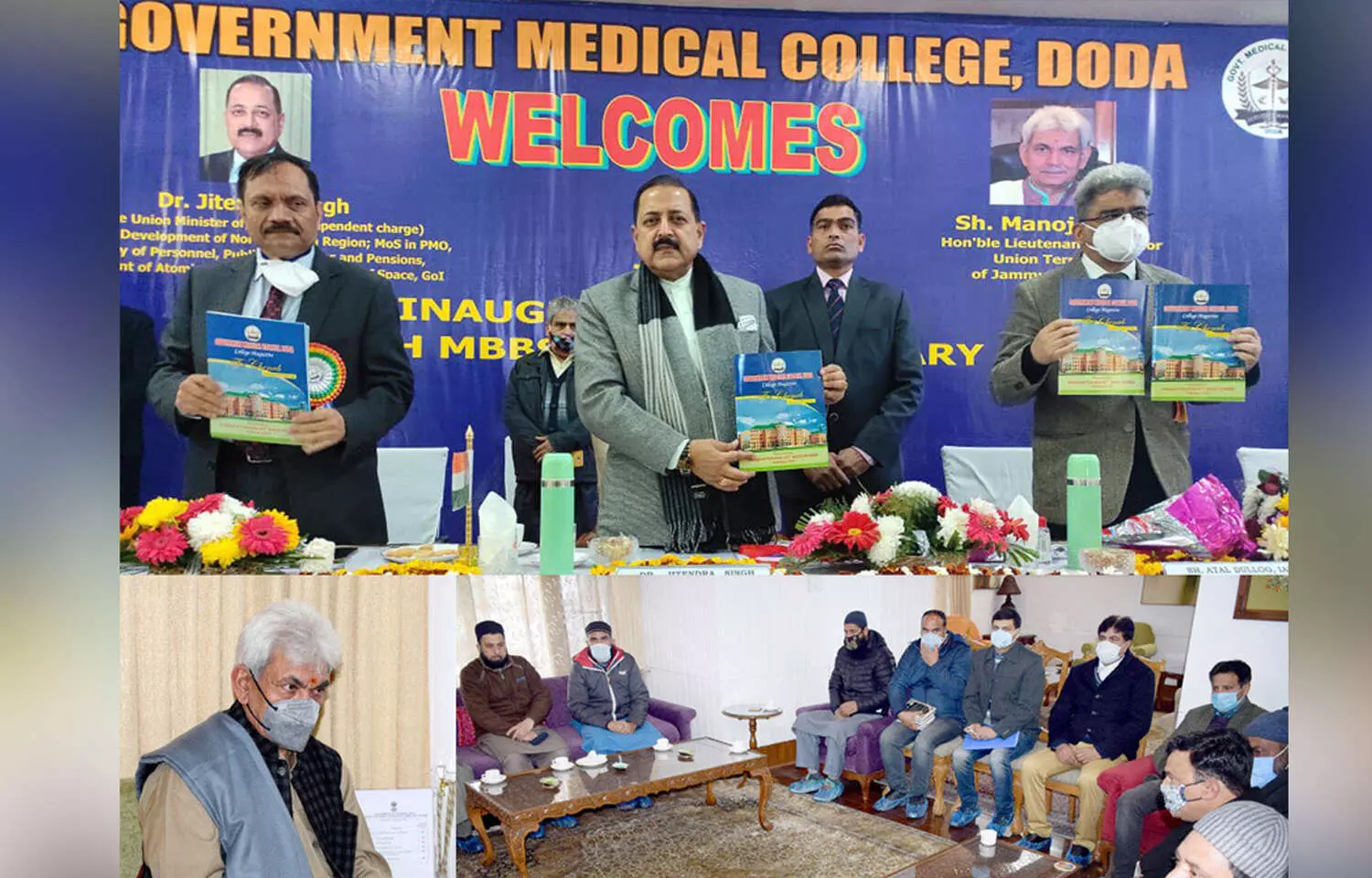 1st batch of MBBS students at GMC Doda inaugurated, Lt Governor encourages aspiring doctors to serve humanity