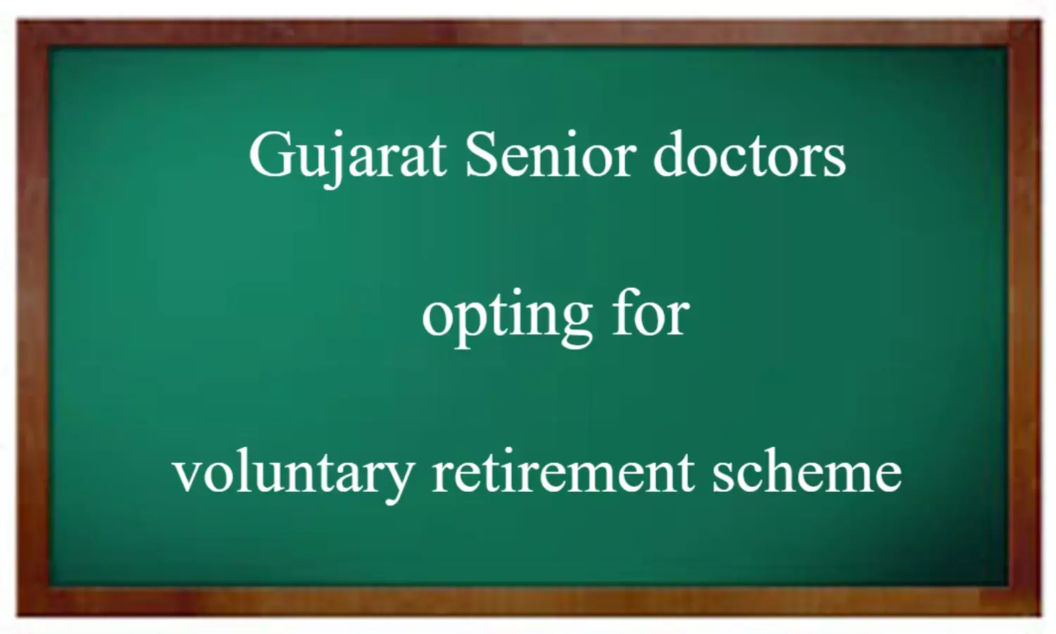 Alleged mismanagement, red-tapism: Gujarat Senior doctors opting for VRS
