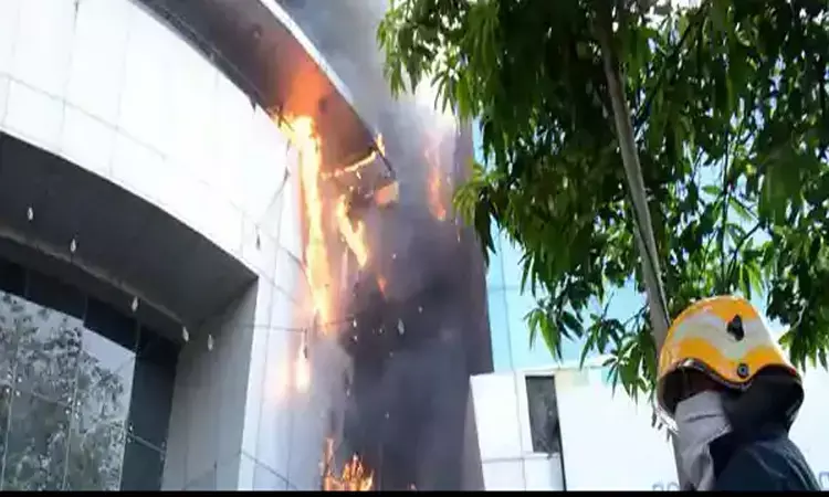 Maha: Fire breaks out at mall hospital treating Covid-19 patients