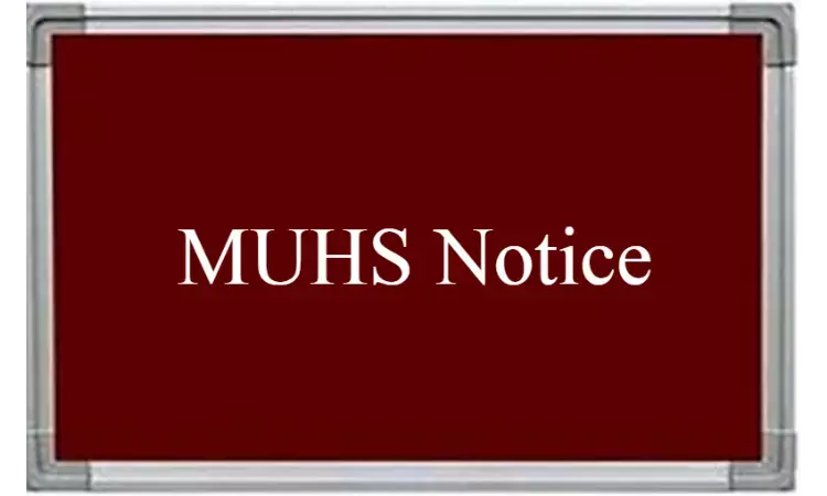 MUHS releases fresh dates for UG Medical Exams