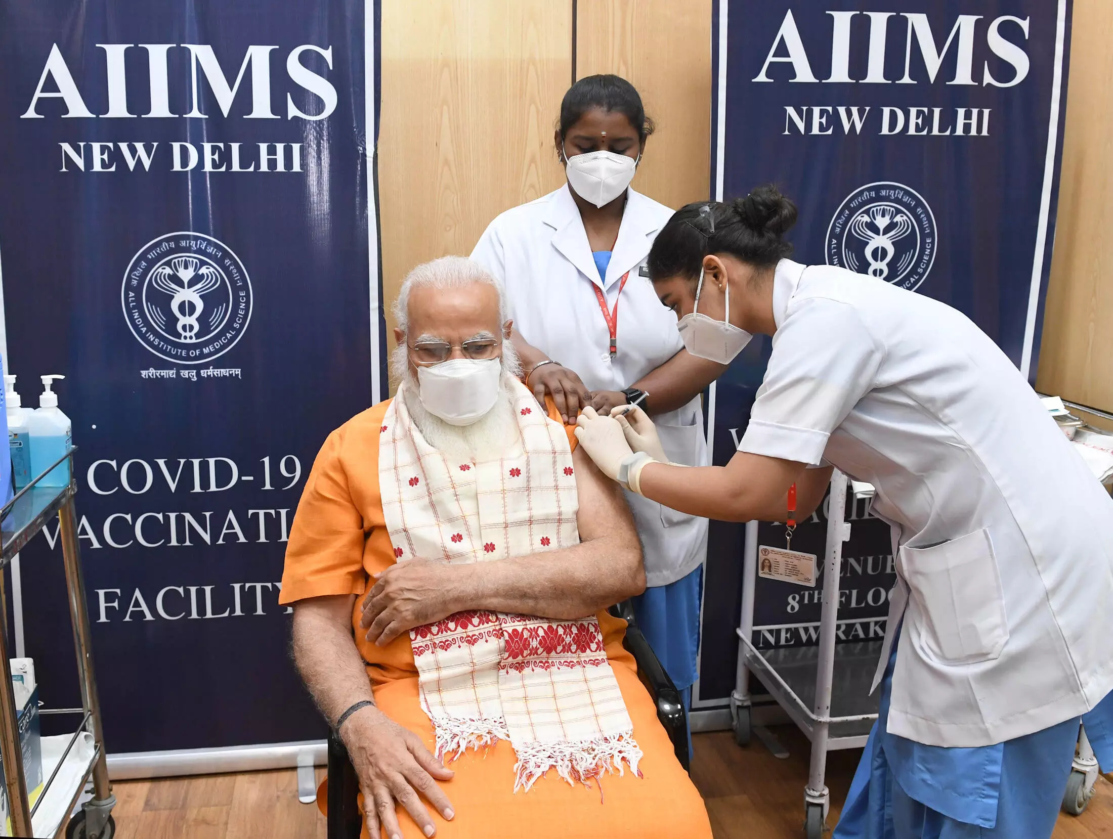 PM Modi takes 2nd dose of Covid-19 vaccine at AIIMS, asks all eligible people to get inoculated
