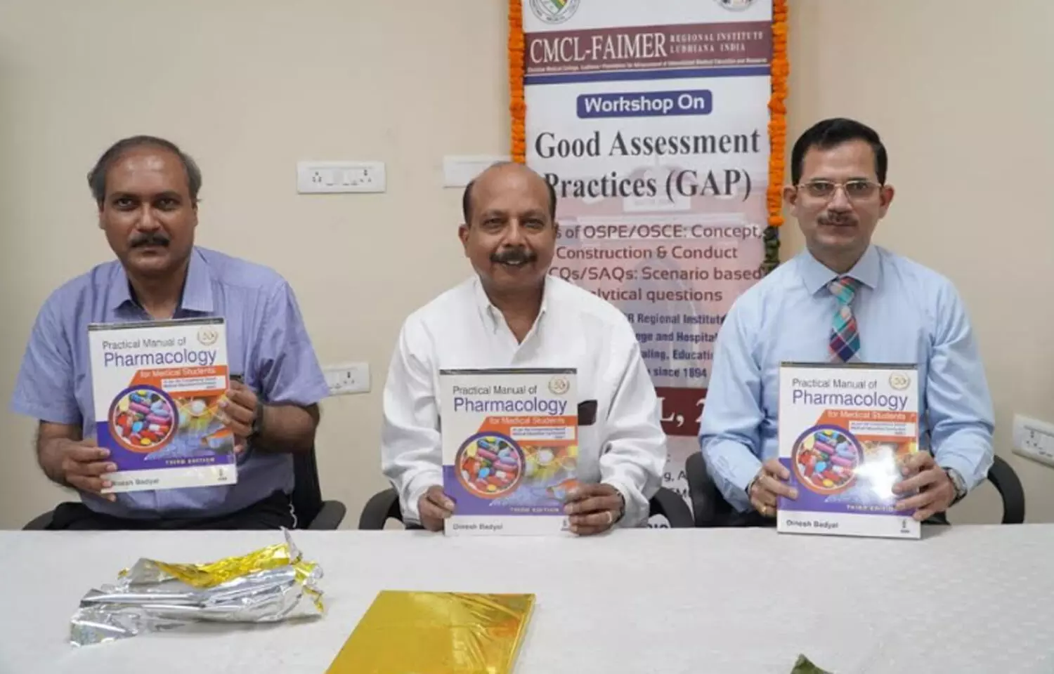 CMC Ludhiana professor releases pharmacology book based on new competency-based MBBS curriculum