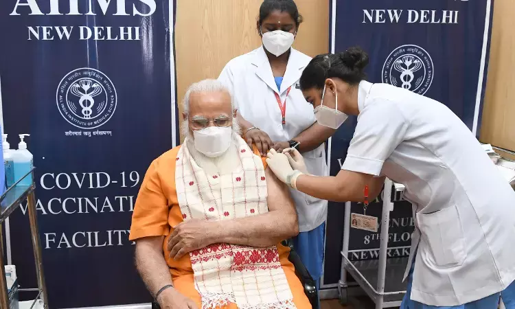 PM Modi takes 2nd dose of Covid-19 vaccine at AIIMS, asks all eligible people to get inoculated