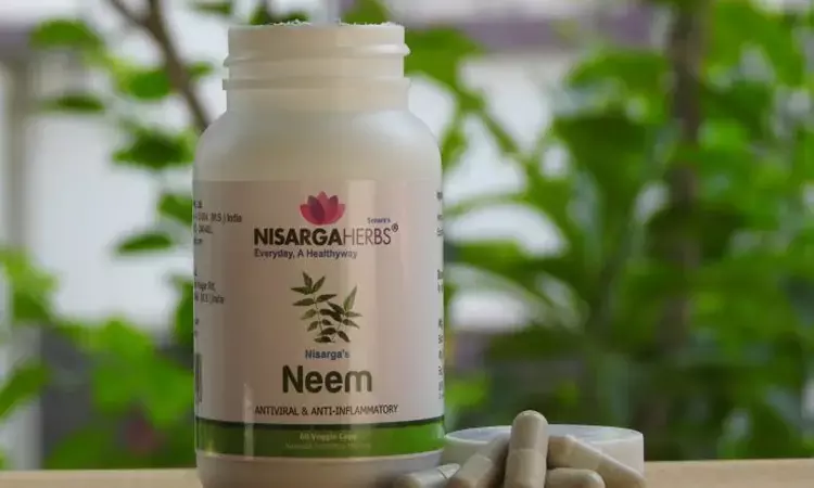 ESIC Hospital Faridabad double-blind study on Neem Capsules shows 55 percent efficacy in preventing COVID