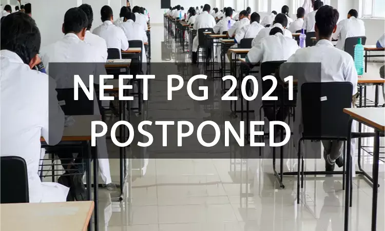 NEET PG postponed for 4 months, exam only after 31st August 2021: PMO
