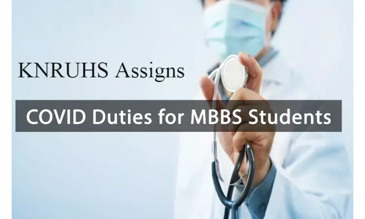 KNRUHS to Deploy around 4,000 final year MBBS students for Covid duties