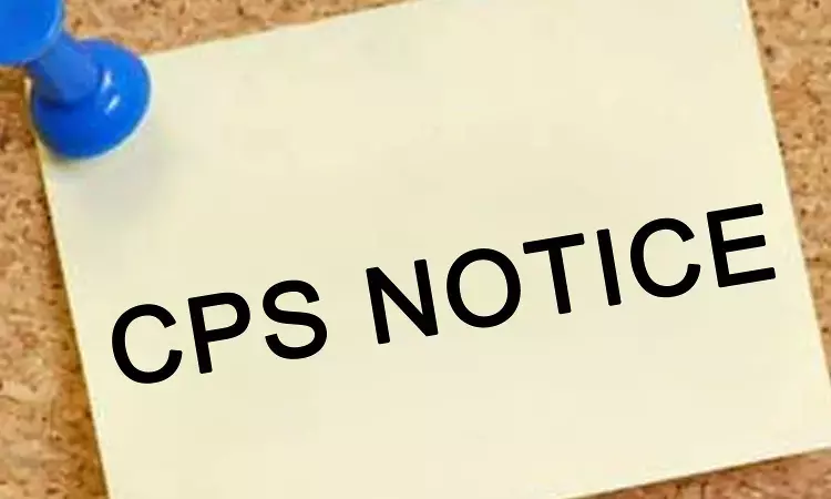 CPS notifies on Accommodation for medicos, releases Hall Tickets for FCPS Exams