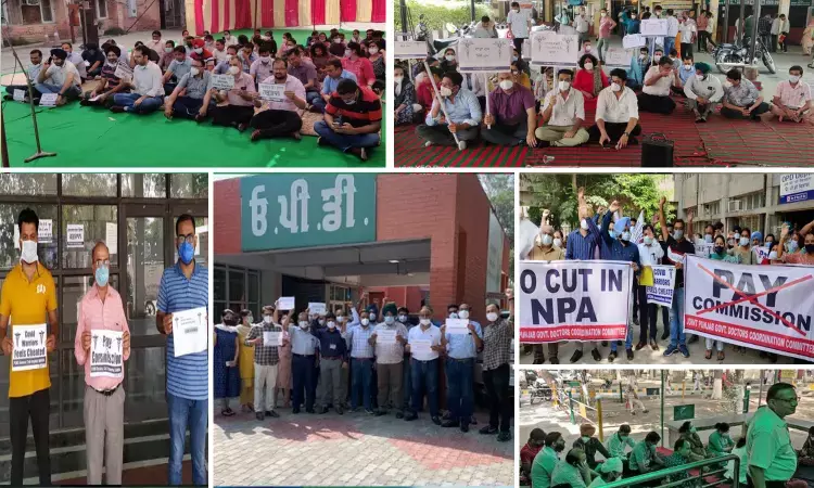 Punjab: State reduces NPA, Doctors go on strike