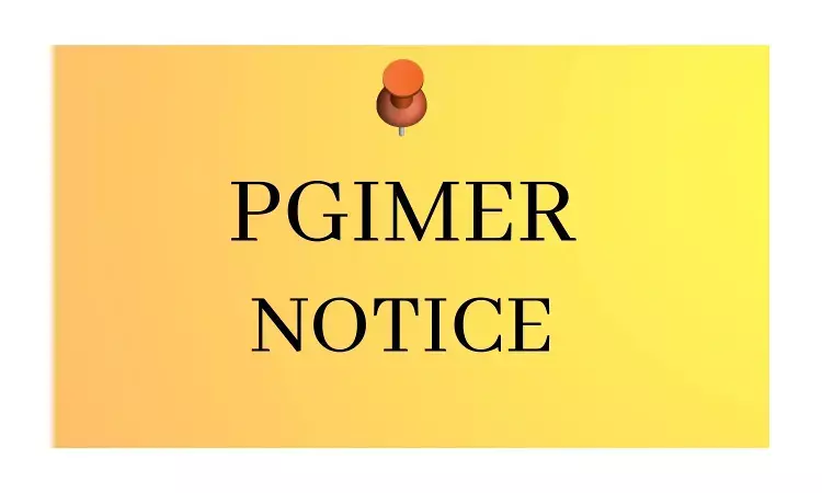 PGIMER Invites Applications For House Job Dentistry admissions, Details