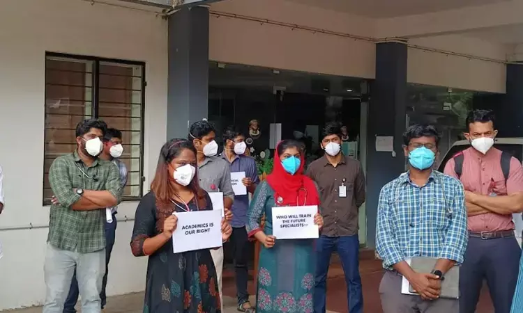 Overburdened with COVID duties, PG doctors in Kerala go on strike