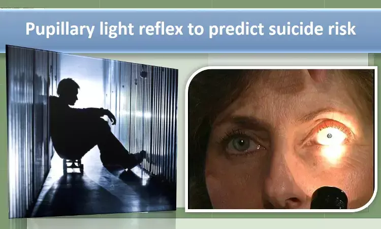 Pupillary light reflex may predict suicide risk in psychiatric patients, Study.