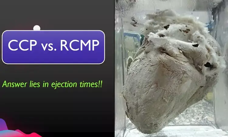 Novel marker Ejection Times may distinguish CCP from RCMP, finds JAMA study