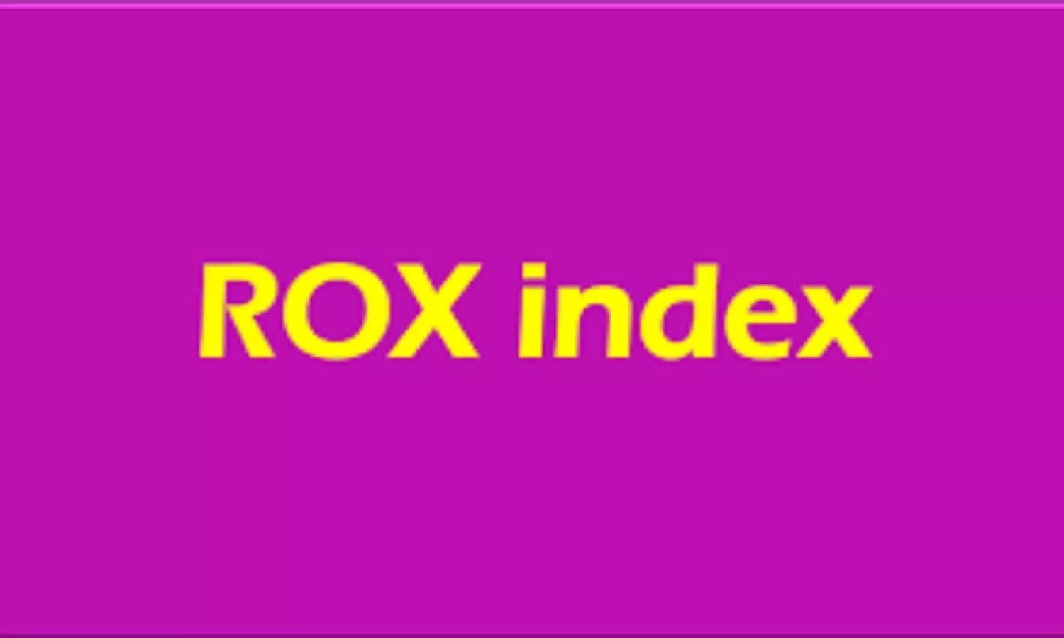 Rox index