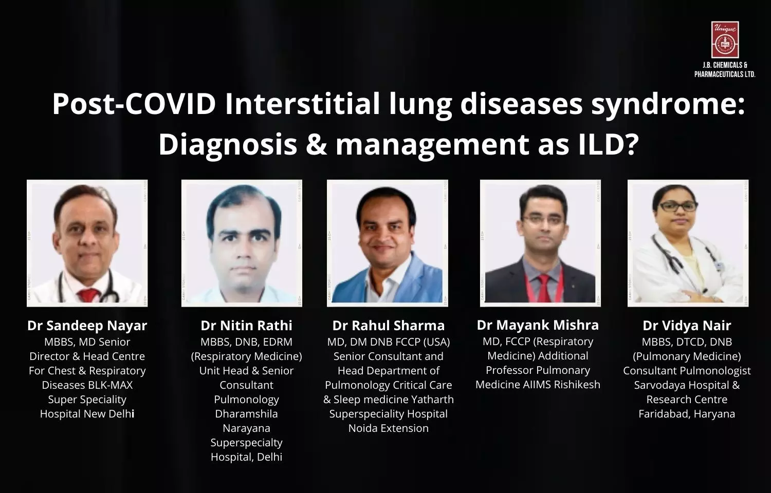 Post-COVID Interstitial lung diseases syndrome: Diagnosis & management as ILD?