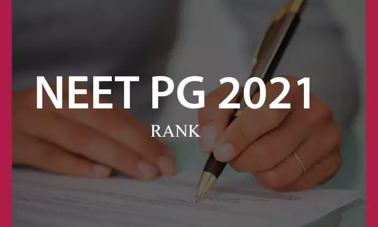 NEET PG 2021 Rank and Score Card Released: Check out details