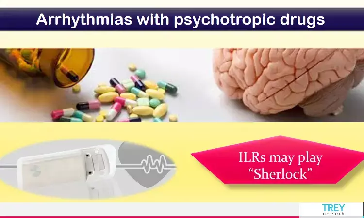 ILRs may unmask hidden arrhythmia burden in patients on psychotropic drugs: JAMA study