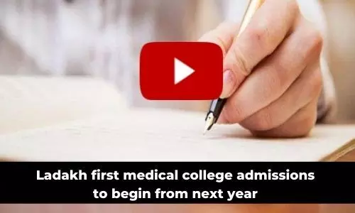 Ladakh first medical college admissions to begin from next year