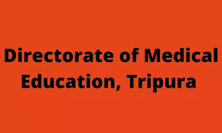 DME Tripura invites applications from aspirants for Central Pool MBBS, BDS seats allocated for spouses, children of terrorist victims