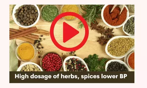 Herbs, spices lower BP in high dosage